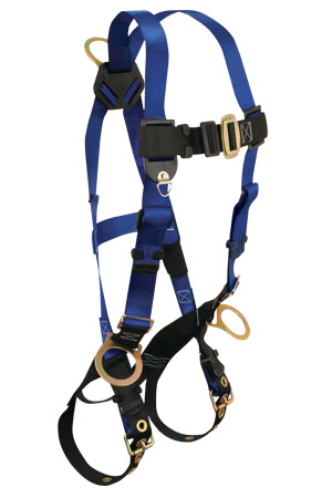 Full Harness, Back & Side D-Rings, Pass Through Chest, Tongue Buckle Legs - XL-2X