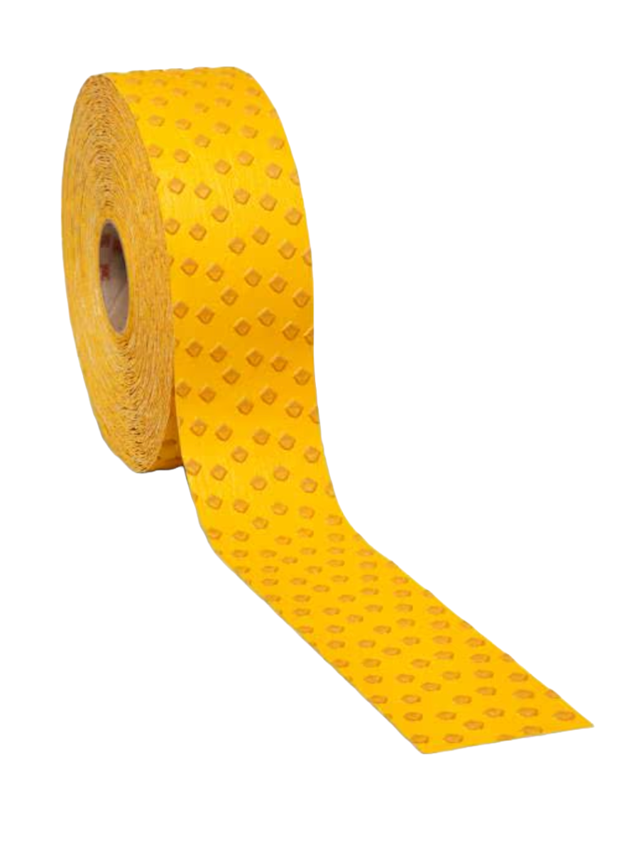 3M 5" x 360' Temporary Wet Reflective Highway Tape, Yellow