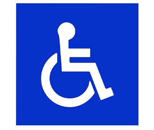 Preformed 40" Handicap Symbol