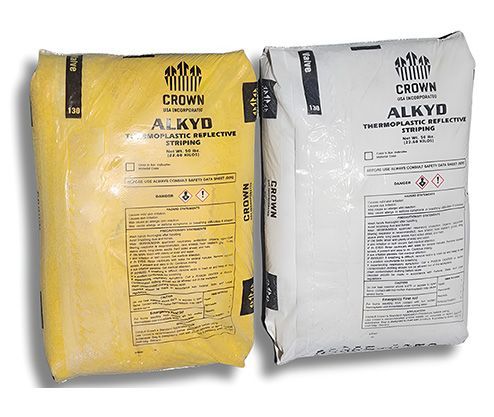 Thermoplastic 50lbs Bags | White, Yellow