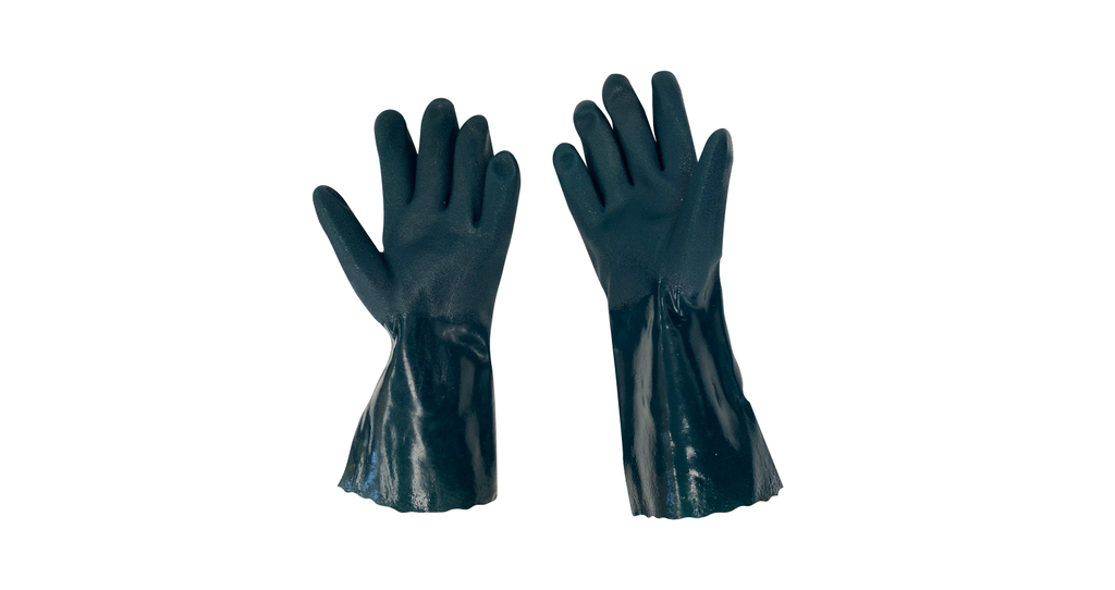 14" Full Dip PVC-Coated & Rough Finish Glove