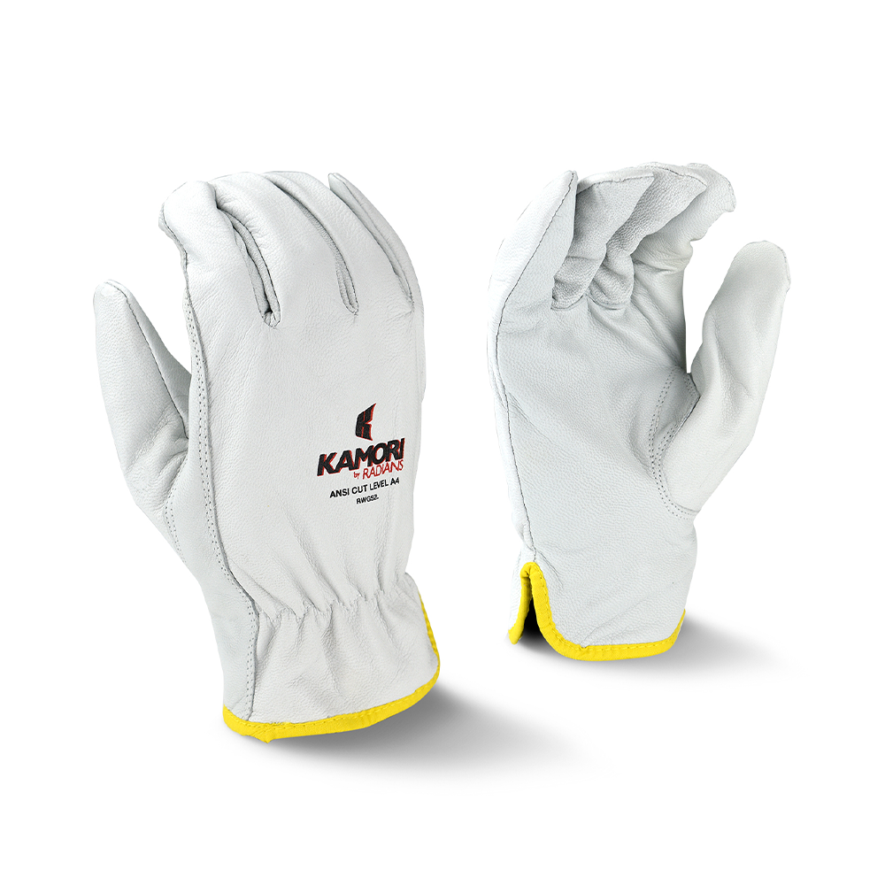 ANSI A4 Cut-Resistant Goatskin Leather Gloves, S