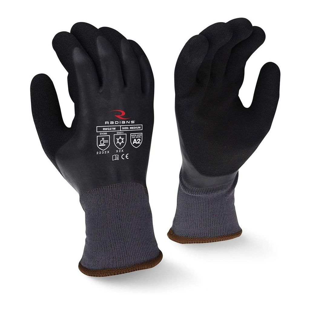 ANSI Cut Level 2 Gray/Black Waterproof Glove