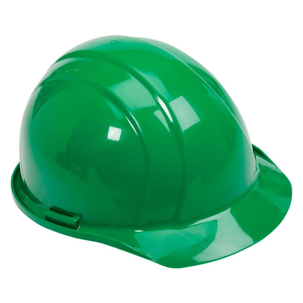 Econo 4-Point Slide Lock Hard Hat, Green