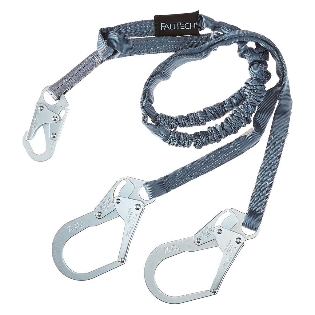 6' Lanyard, Double Leg W/ Steel Connecctors