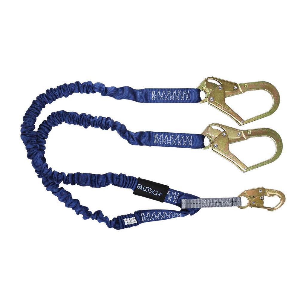4.5 - 6' ElasTech Lanyard W/ 1 Snap & Rebar Hooks