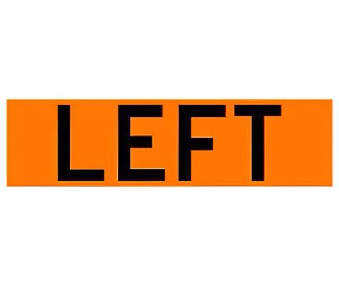 Left 9”x 30” Roll-Up Sign Overlay