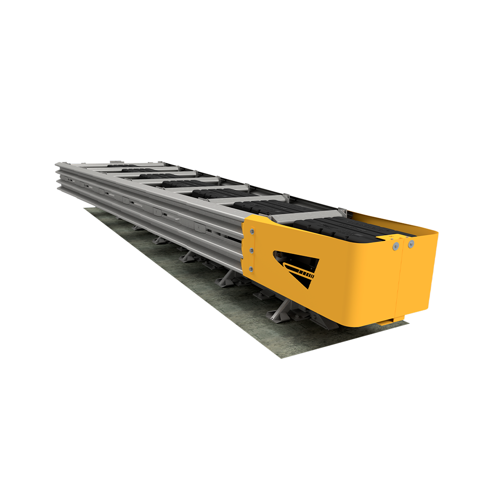 Quadguard M10 (MASH) 24" wide TL-3 w/ Tension Strut Backup and Concrete Anchors