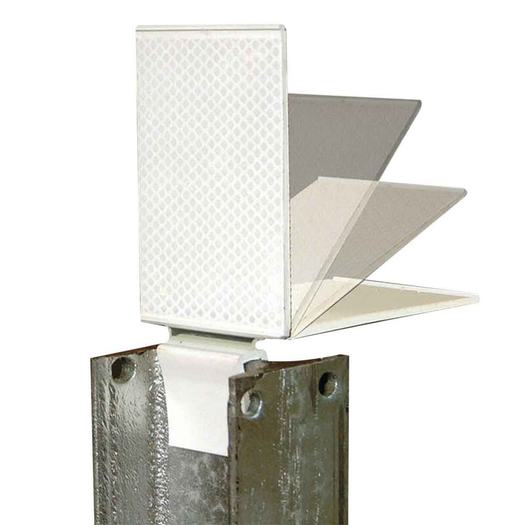 3" x 4" I-Flex 12 White 1-Way Reflector