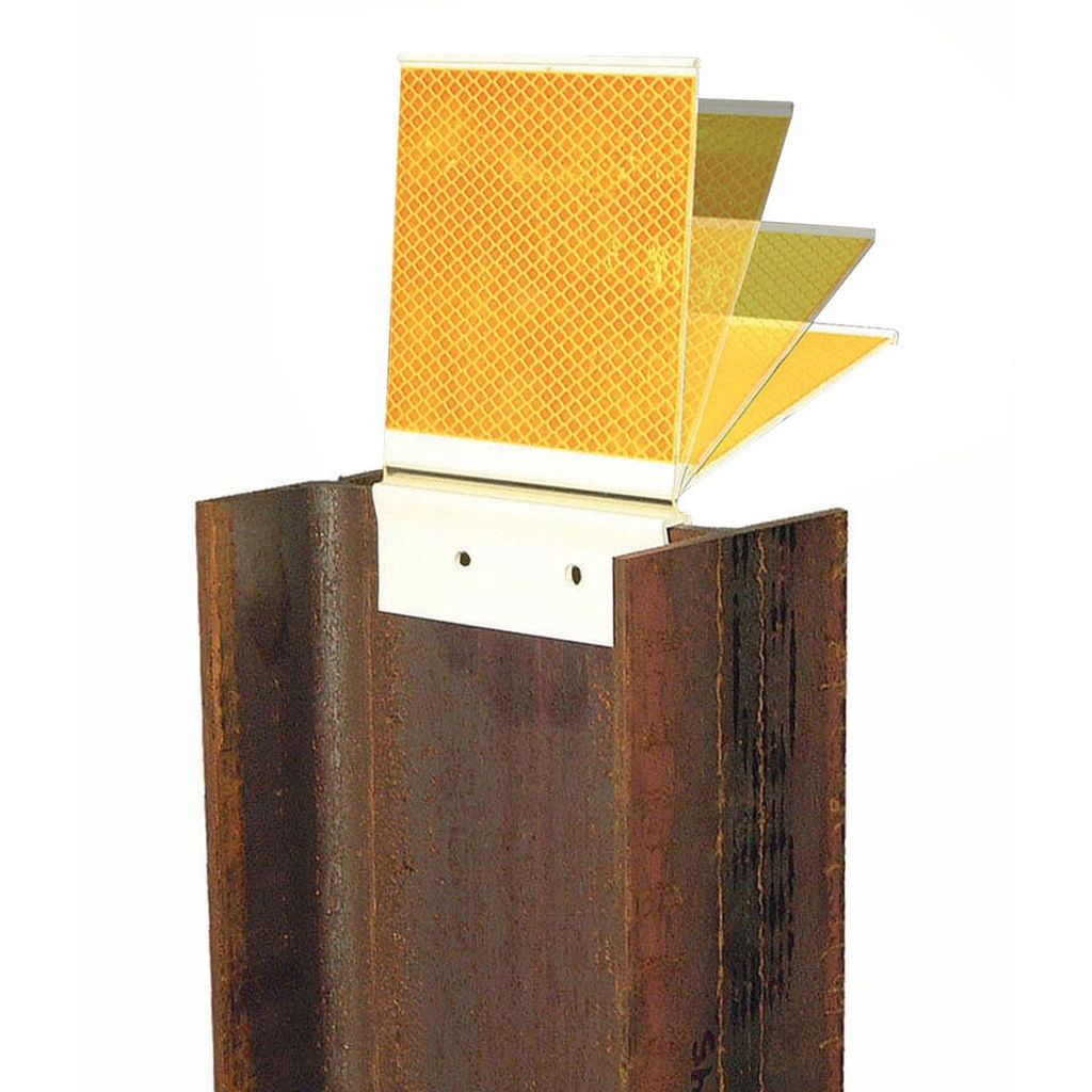 3" x 4" I-Flex 12 Yellow 1-Way Reflector