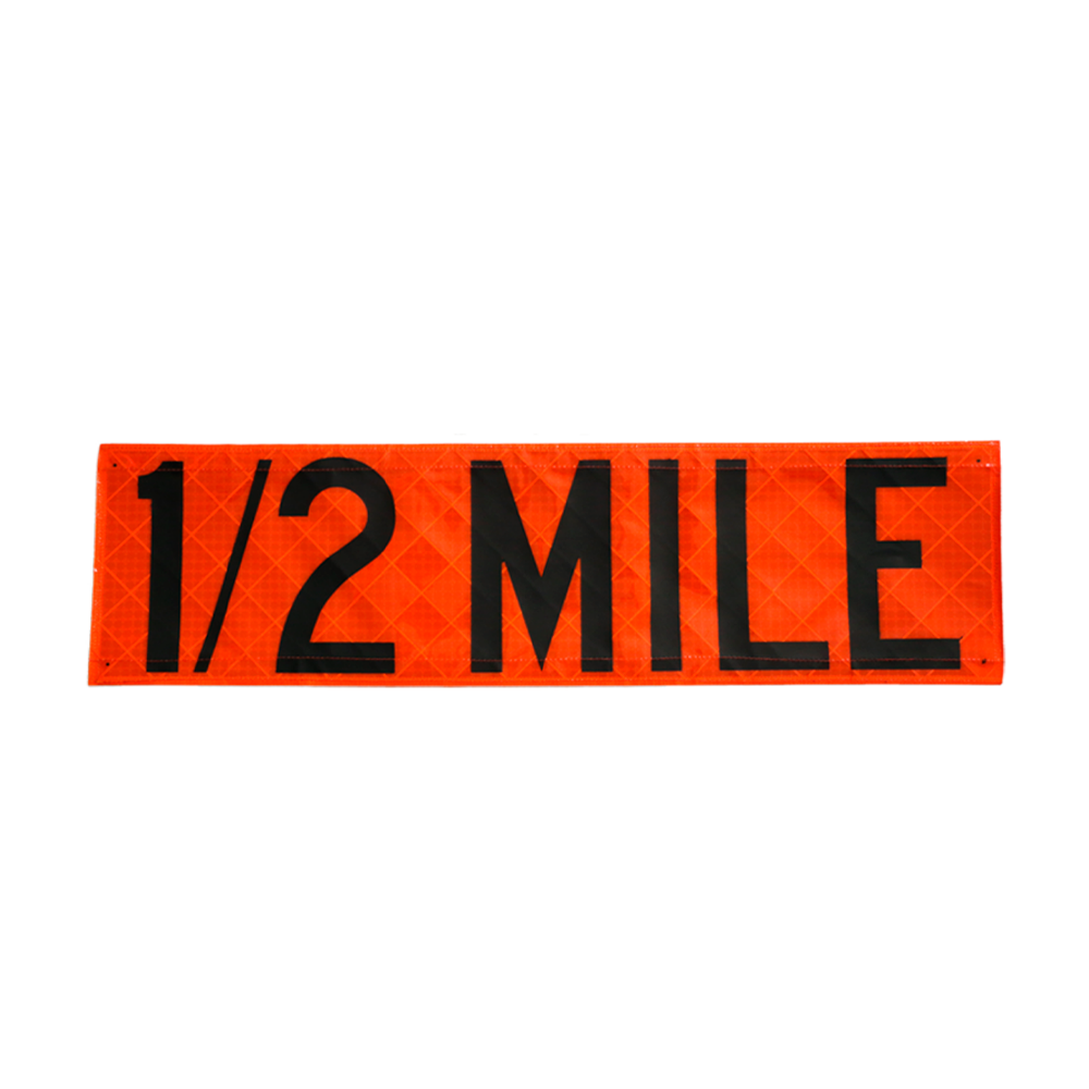 1/2 Mile Roll-Up Sign Overlay