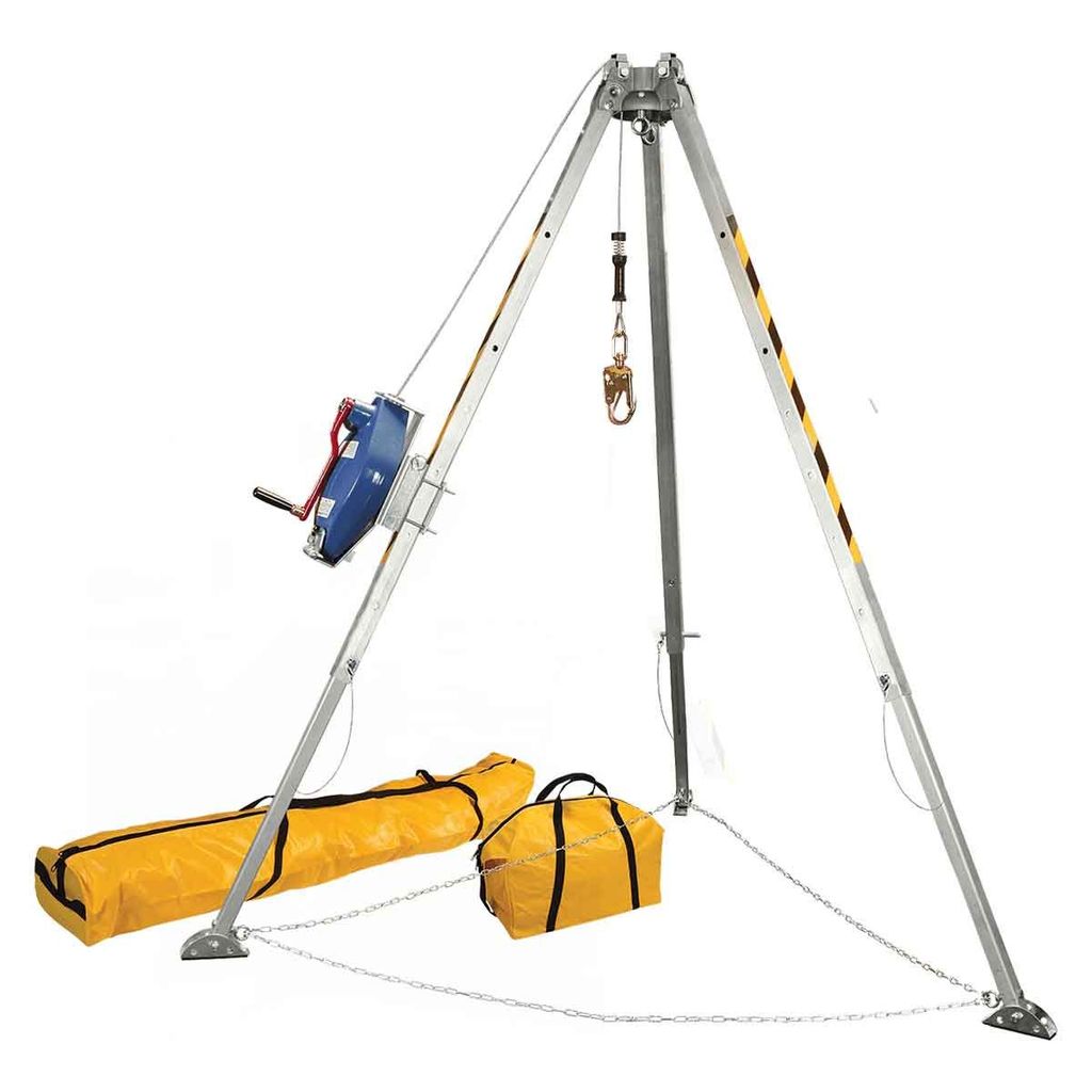 55"-91" Tripod Kit w/ 3-Way 60' Self Retractable Lifeline (SRL)