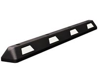 6ft Rubber Parking Block with High-Vis Tape