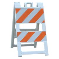 Type II Barricade 8' Striped HIP Panel