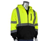 Class 3 High-Vis Hooded Safety Sweatshirt
