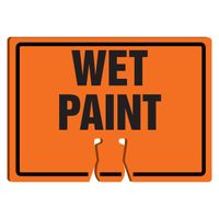 Wet Paint Plastic Snap-On Sign Cone