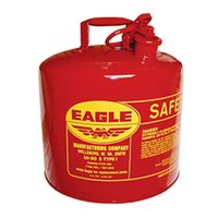 5-Gal Metal Safety Gas Can, Red
