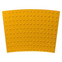24x33.5 Radius ADA Mat, Yellow