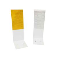 PCBM-9-W1 DG 3X3  Barrier Reflector, White, VA Spec