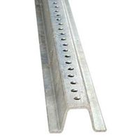 12' U-Channel Sign Post (Galv), 2-lbs per foot