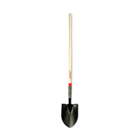 Fiberglass Long Handle Round Point Shovel Razorback