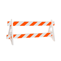 8' Center Striped Barricade Panel