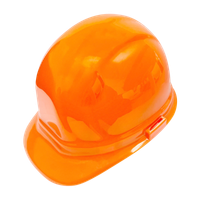 Omega II HI-VIZ Hard Hat w/ 6 point Ratchet Suspension, Orange