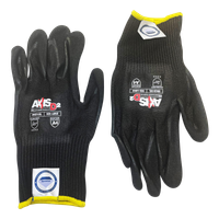 ANSI Cut Level 4 Black Dyneema Glove