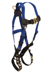Full Harness, Back D-Ring, Pass Through Chest, Tongue Buckle Legs - XL-2X