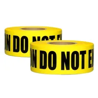 Yellow "CAUTION DO NOT ENTER" Tape 3" x 1000'