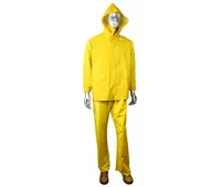 Rain Suit with Hood | 35mm Yellow PVC