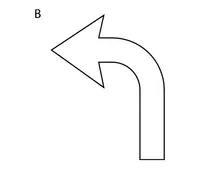 Preformed Left or Right Turn Arrow