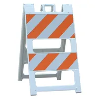 Type II Barricade 8' Striped HIP Panel