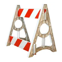 Plastic O-Frame Barricade Leg Only