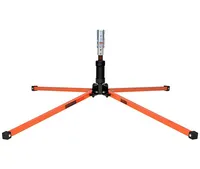Compact Spring Sign Stand with Roll-Up Sign Bracket