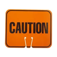 Caution Plastic Snap-On Sign Cone