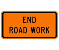 End Road Work 48” x 24” Roll-Up Sign