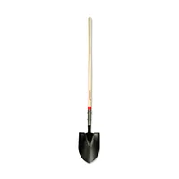 Fiberglass Long Handle Round Point Shovel Razorback
