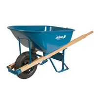 6 Cu Ft WheelBarrow W/ Flat-Free Tire