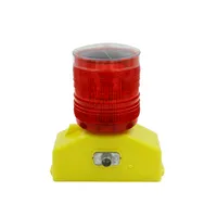 360 Degree Type D Screw Base Solar Light, Red Lens