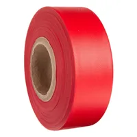 1-3/16" x 300' Plastic Flagging Tape, Red