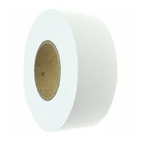 1-3/16" x 300' Plastic Flagging Tape, White