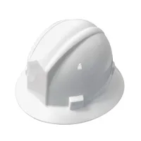 Full Brim Hard Hat W/ Ratchet, White