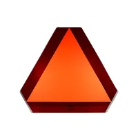 Slow Moving Vehicle Aluminum Emblem