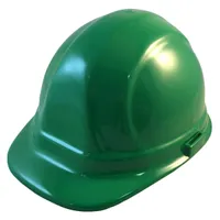 Omega II Hard Hat w/ 6 point Ratchet Suspension, Green