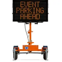 VMS FULL SIZE 3-LINE 75x138 130W HYDRAULIC LIFT, AGM BATTERIES 4G Wanco Modem with GPS Package