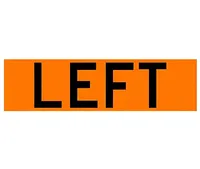 Left Roll-Up Sign Overlay