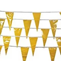 105' OSHA Yellow Perimeter Flags