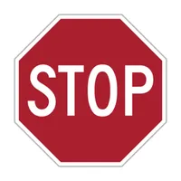 "Stop" Sign 36" Octagon, .100 Alum HI R/W (R1-1)