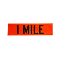 "1 Mile" Roll-Up Sign Overlay 8x30 VA / FED SPEC